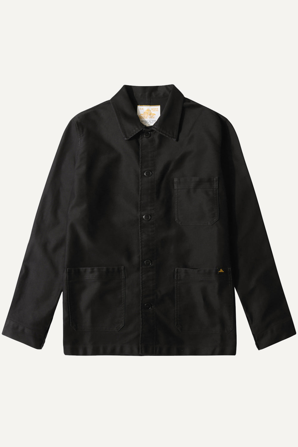 Le Mont St. Michel - MOLESKIN WORK JACKET - Black
