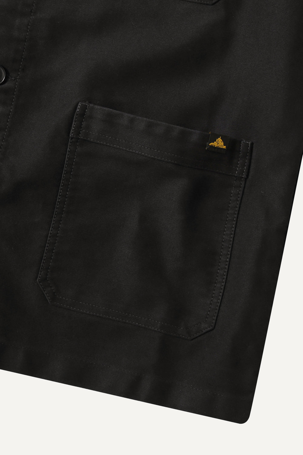 Le Mont St. Michel - MOLESKIN WORK JACKET - Black
