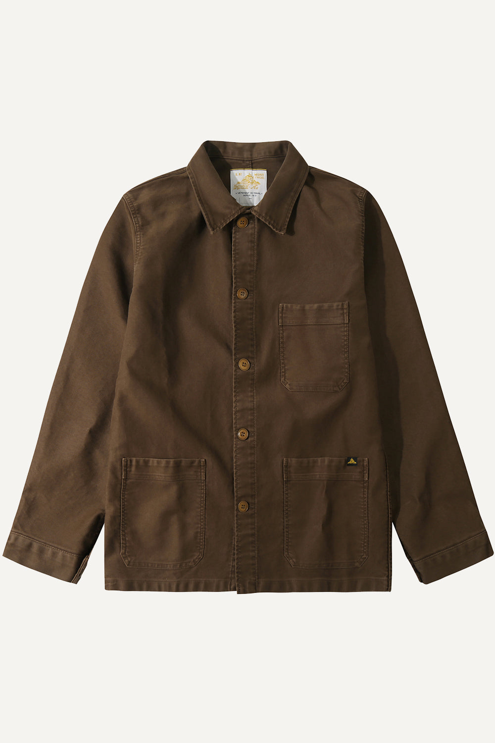 Le Mont St. michel - MOLESKIN WORK JACKET - Brown