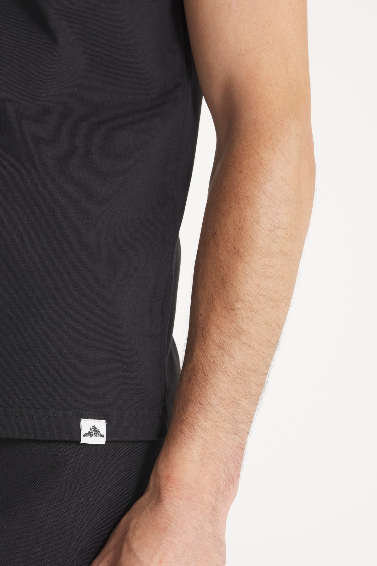Le Mont St. Michel - TOBIN - INTERLOCK TEE SHIRT - Black