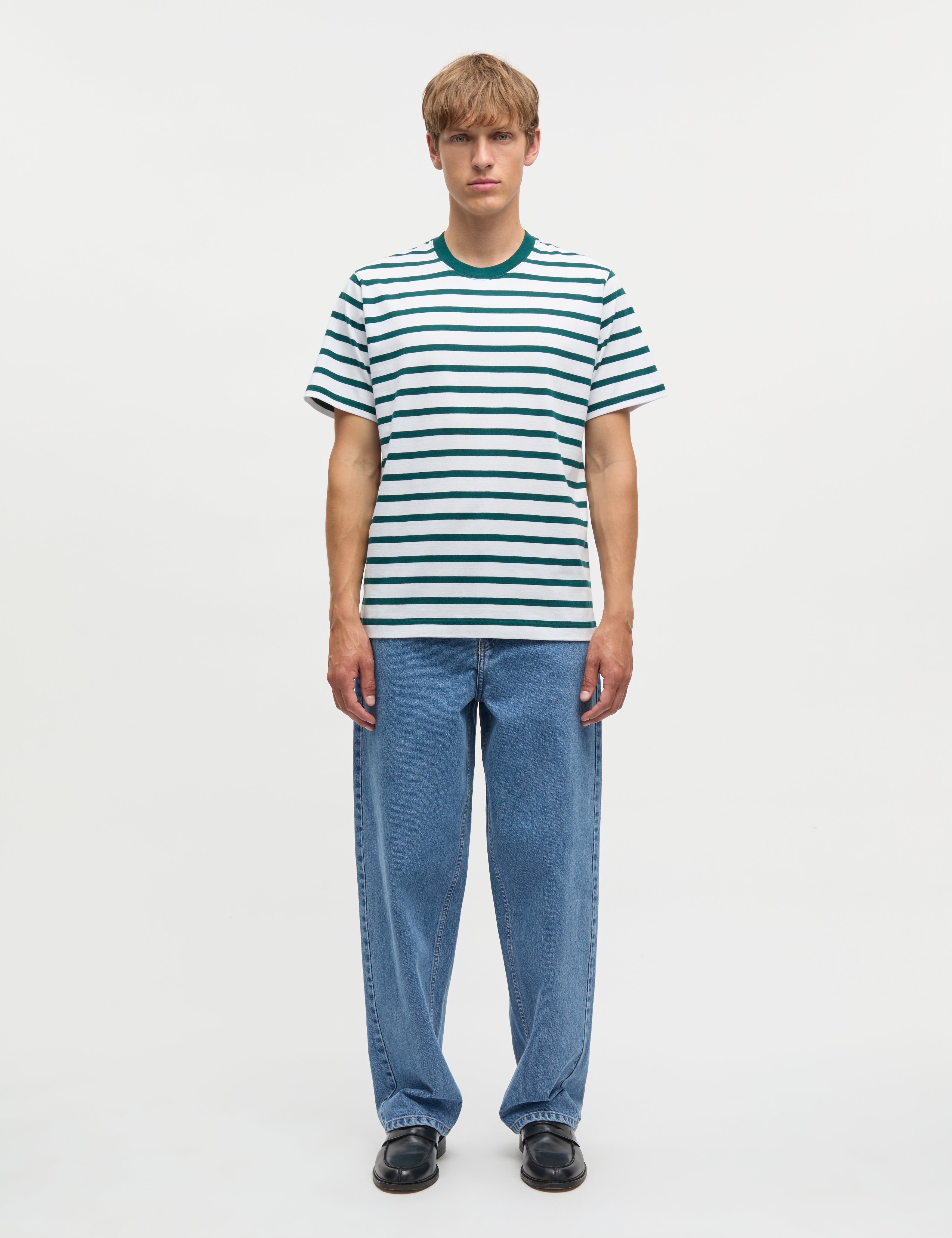 Cotton Jesey Stripe Frode Tee