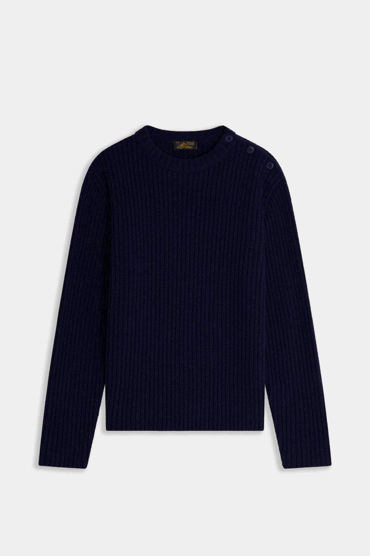 SEDINI-MERINO WOOL SWEATER - Navy
