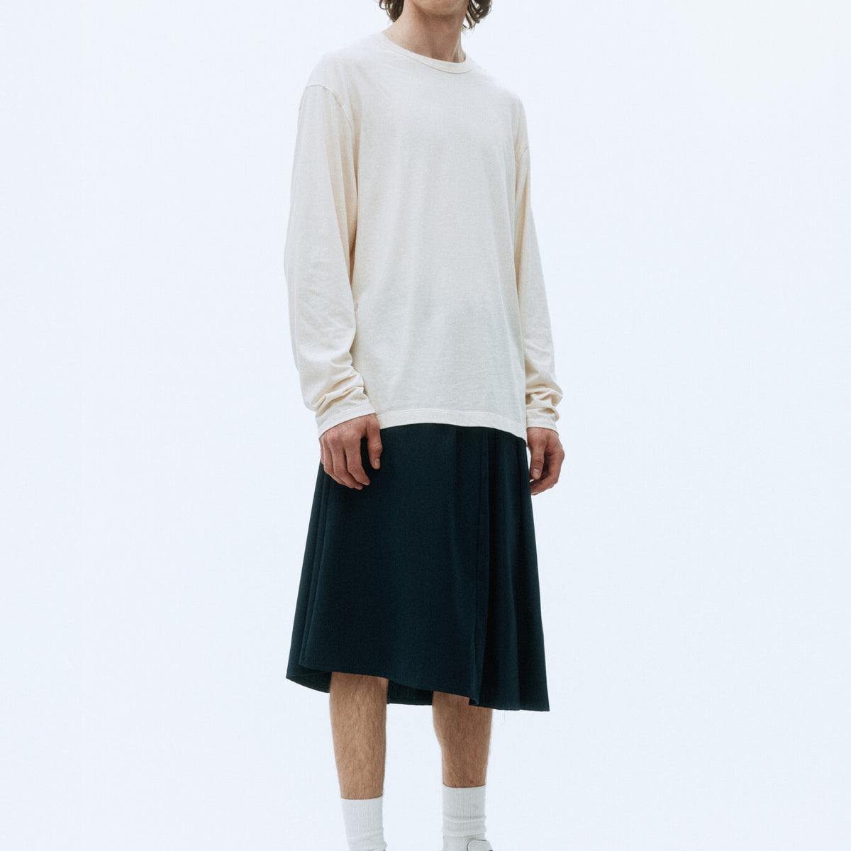 Adnym - BURIA LS TEE - off white