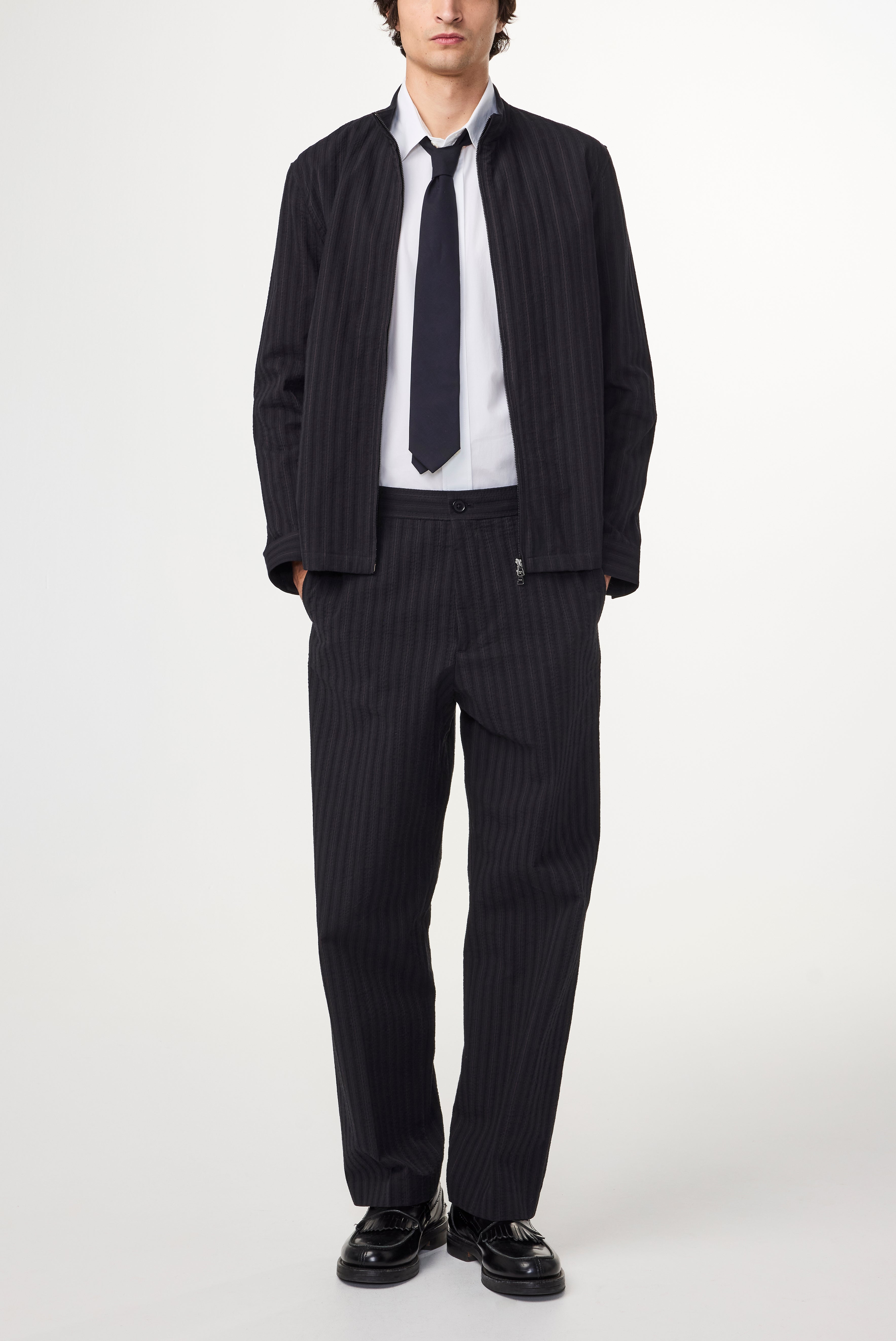 Paw Trousers Black Stripe