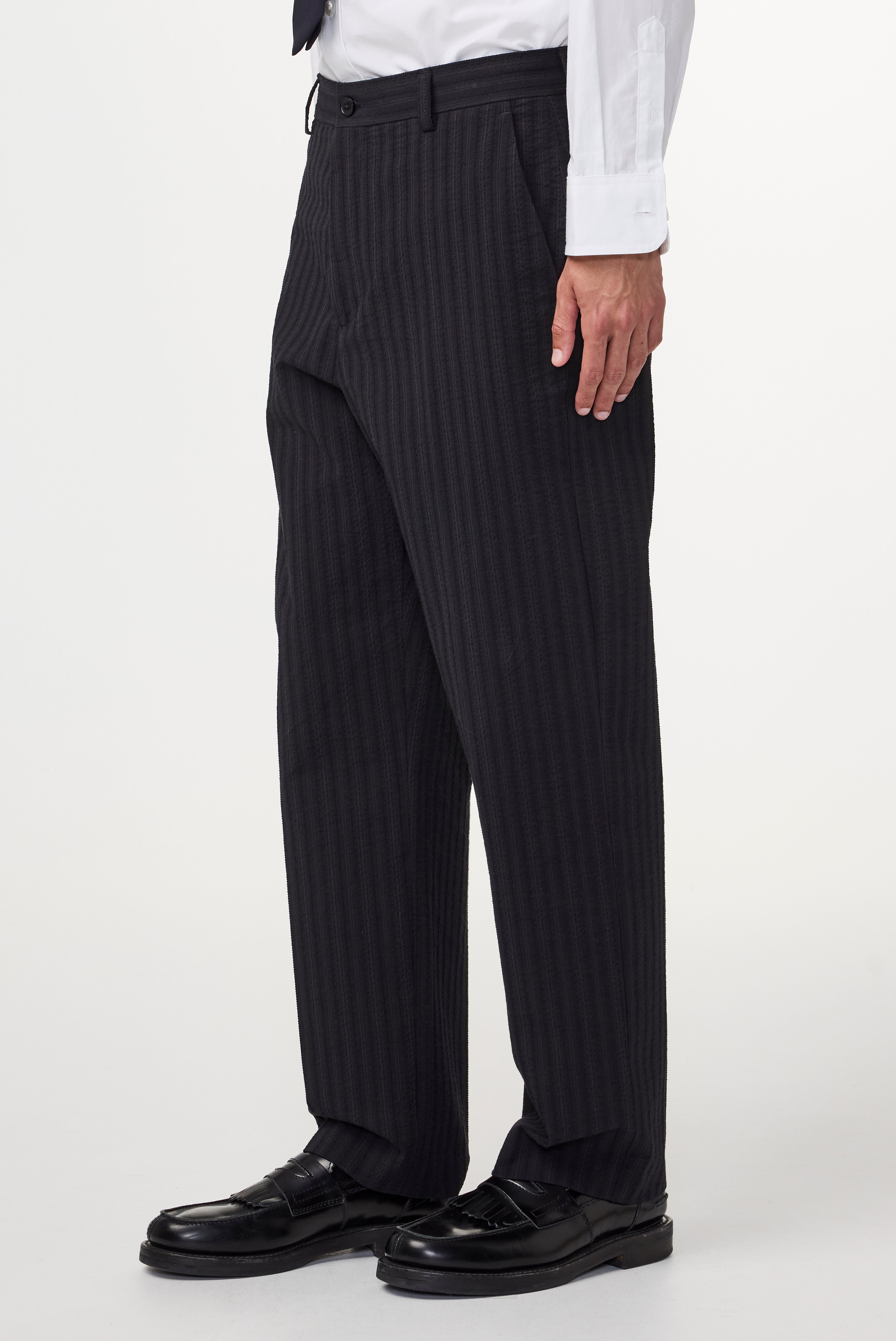 Paw Trousers Black Stripe