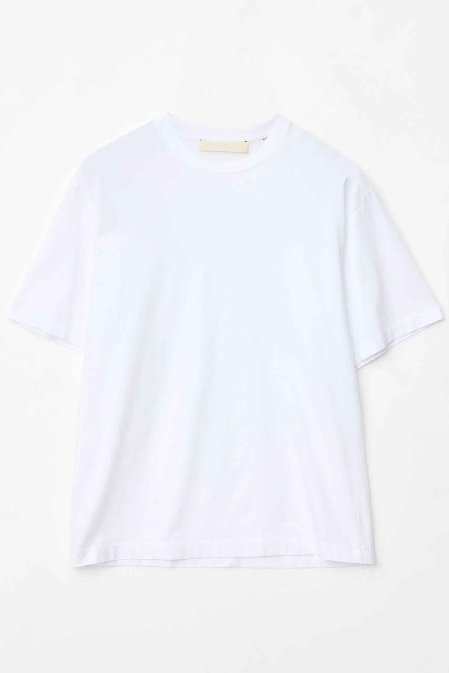 'Line Tee Relaxed' - White