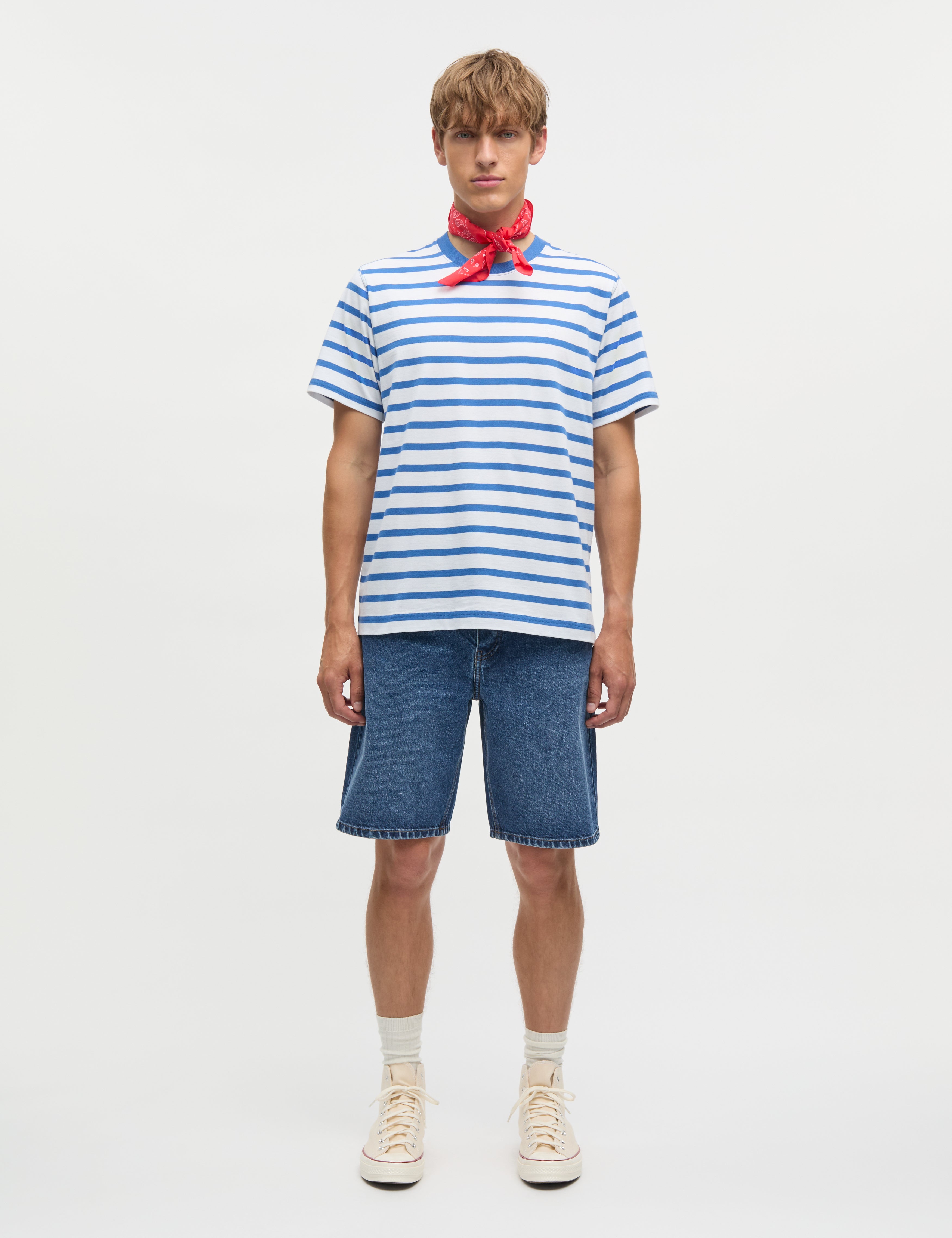 Cotton Jersey Stripe Frode Tee