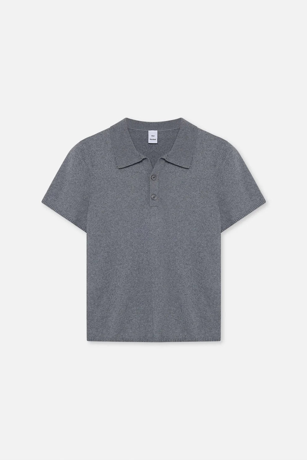 JONAS KNIT POLO Bluish Grey