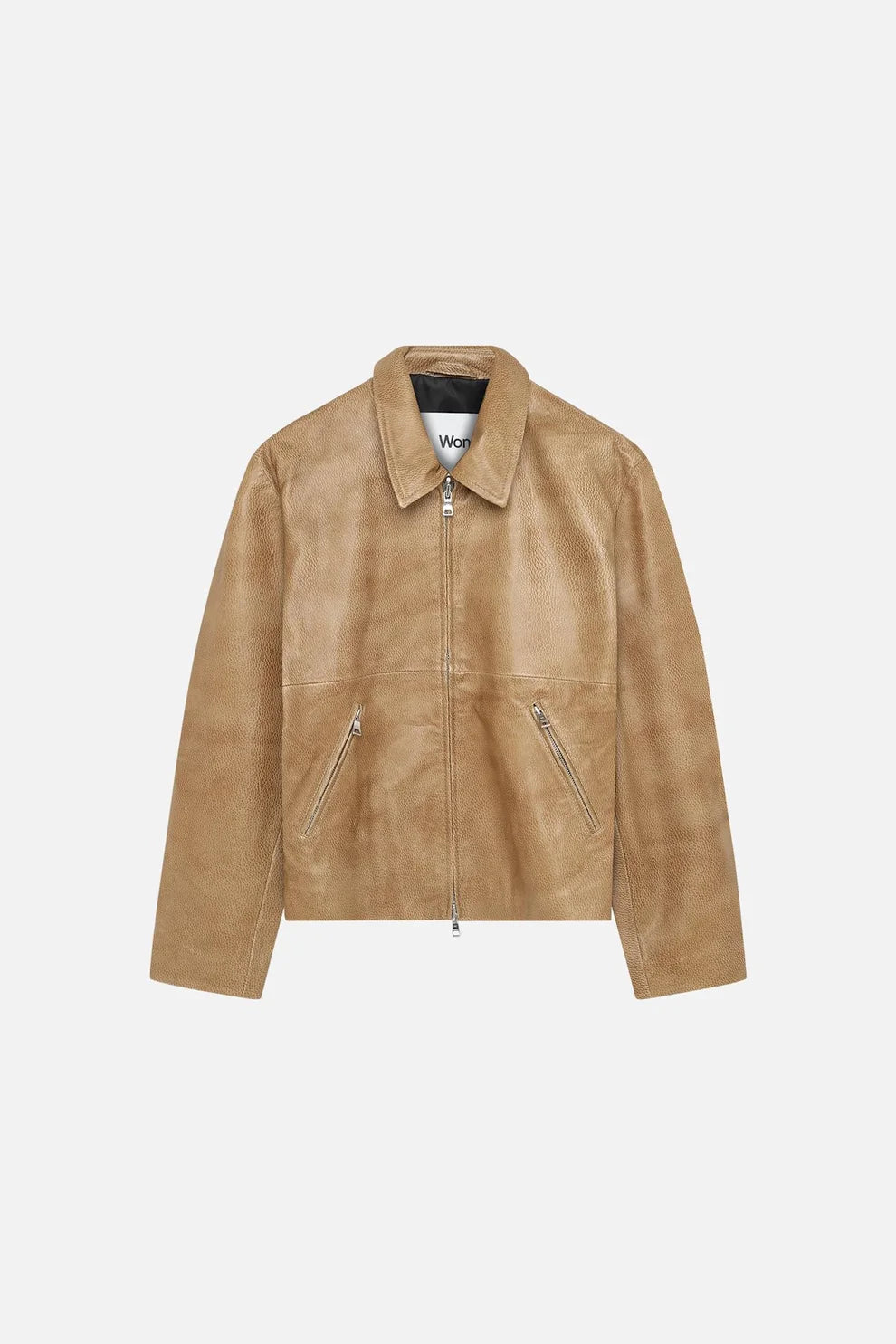DUTTON LEATHER JACKET - Breen Brown