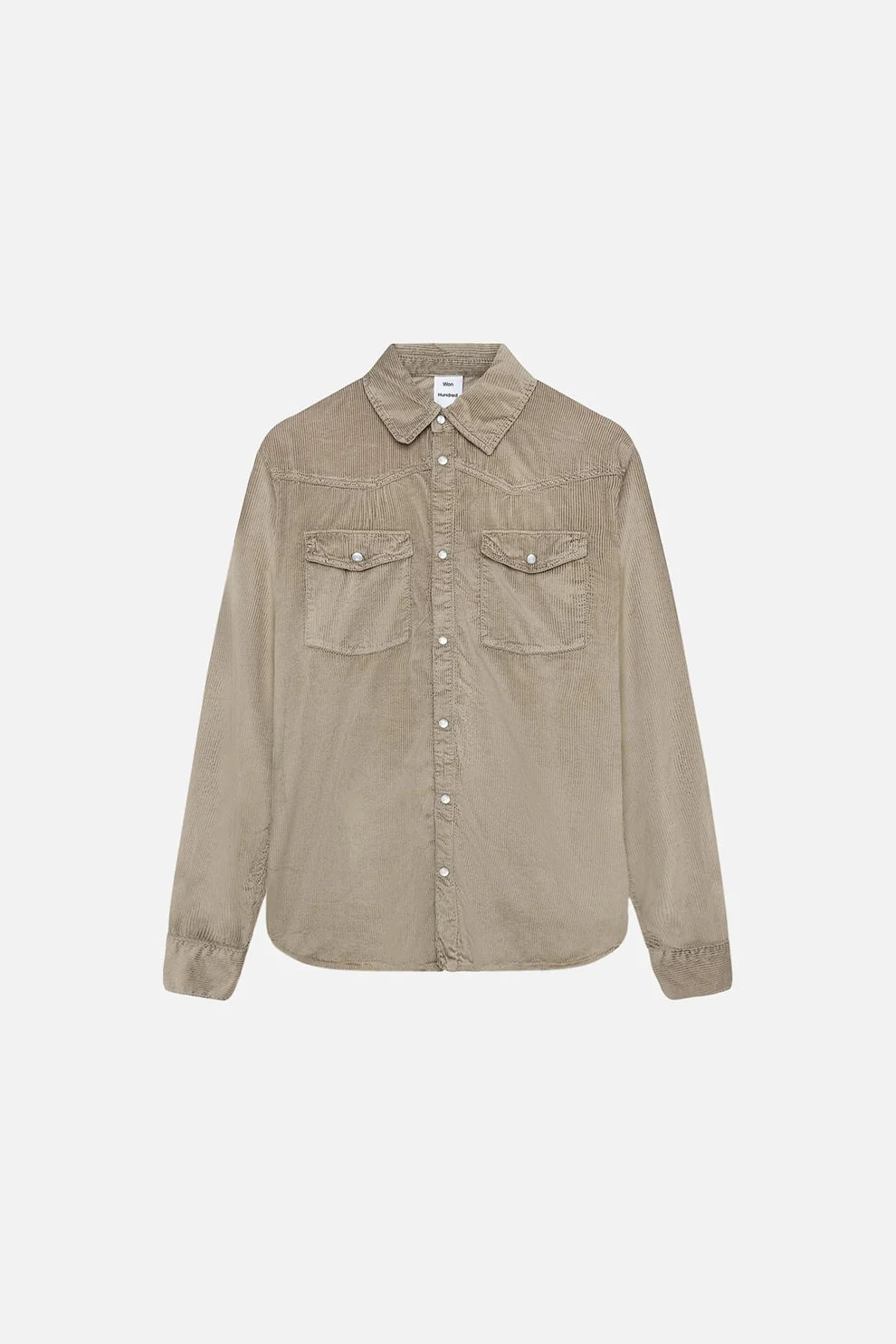 ALFRED SHIRT - Winter Twig BEIGE
