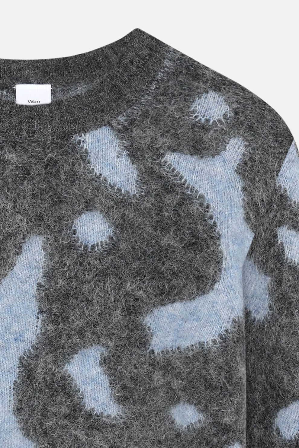 Won Hundred - BENTLY KNIT SWEATER - Brunnera Blue COMB.