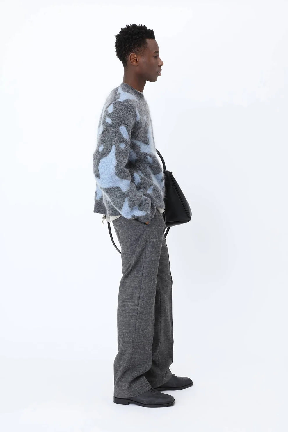 Won Hundred - BENTLY KNIT SWEATER - Brunnera Blue COMB.