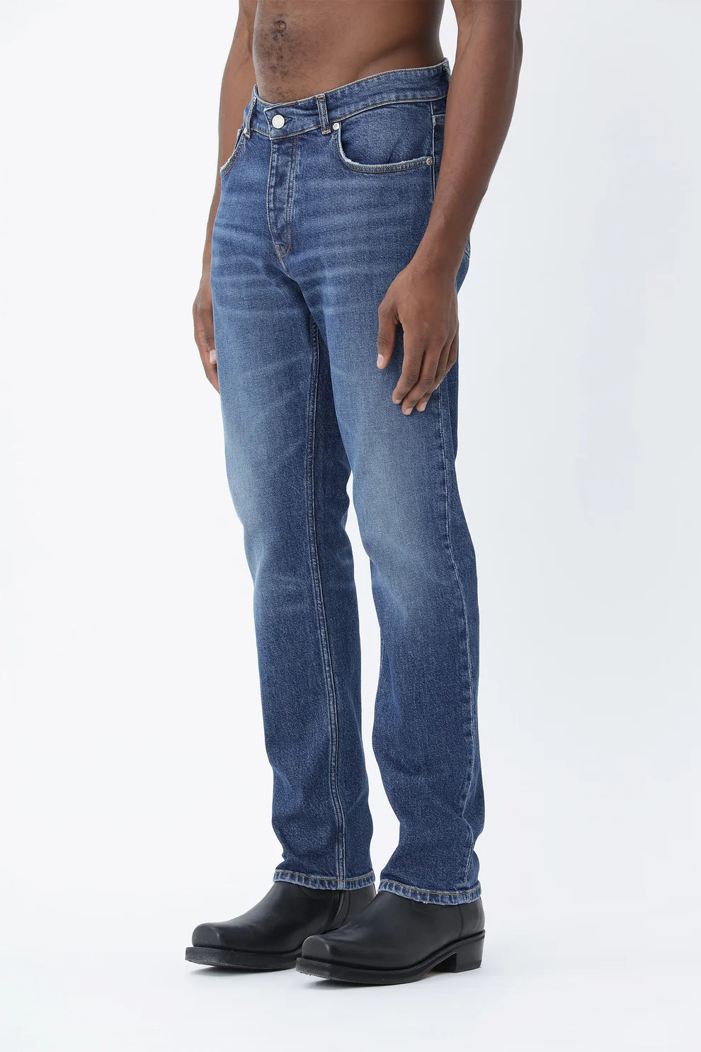 'Archer' Jeans Stone Dark Blue