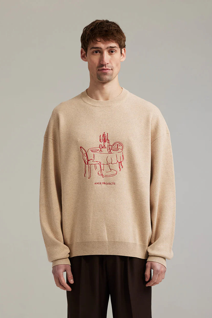 Bistro knit jumper beige