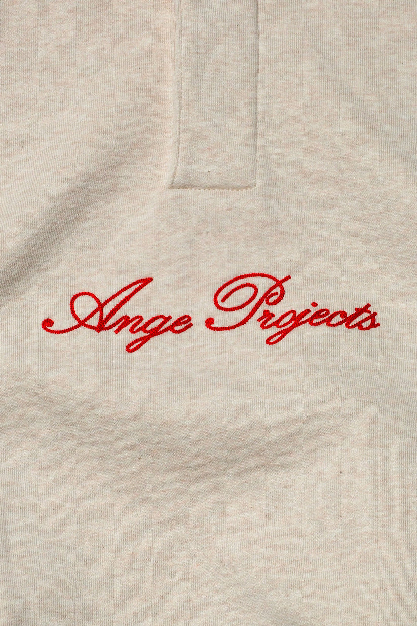 Button script rollneck oatmeal melange