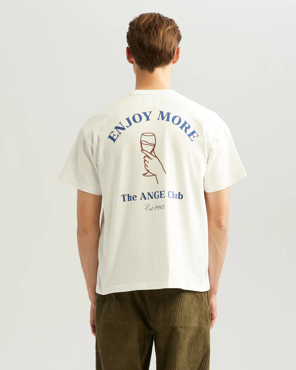 Enjoy more tee - white