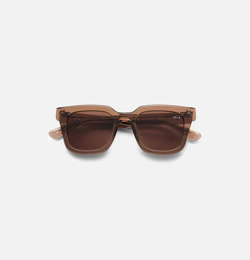 Sunglasses - Ruben - Transparant Coffee Brown