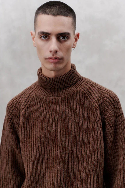 'Session' Knit Sweater Walnut