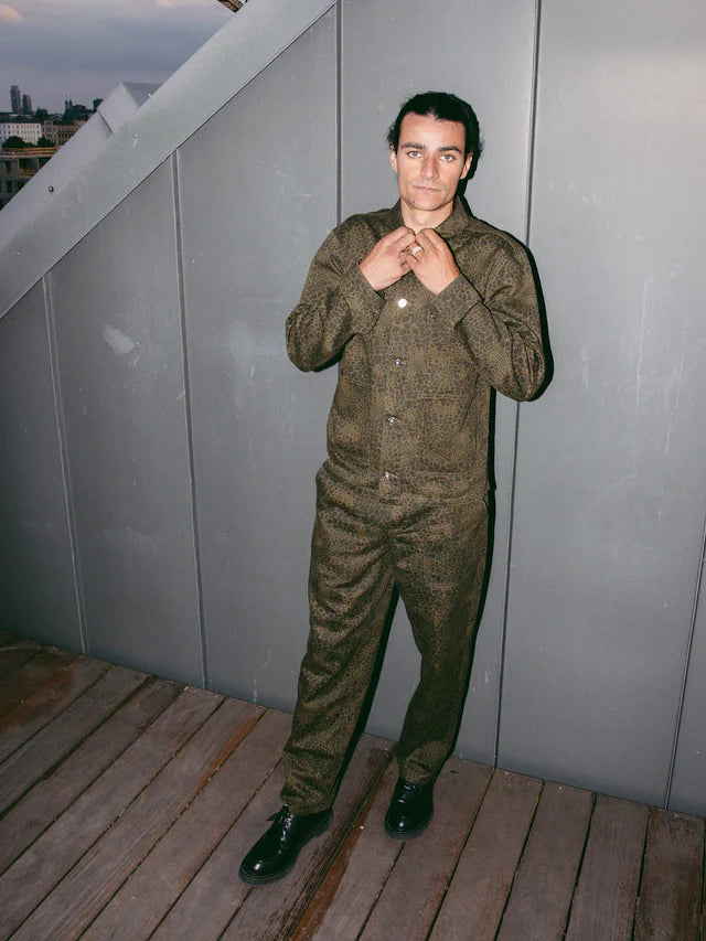 Park 3627 Olive Camo Overshirt