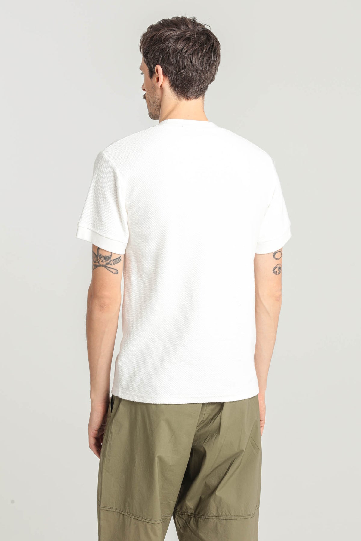 Le Mont St. Michel - TOBIN - INTERLOCK TEE SHIRT - OFFWHITE