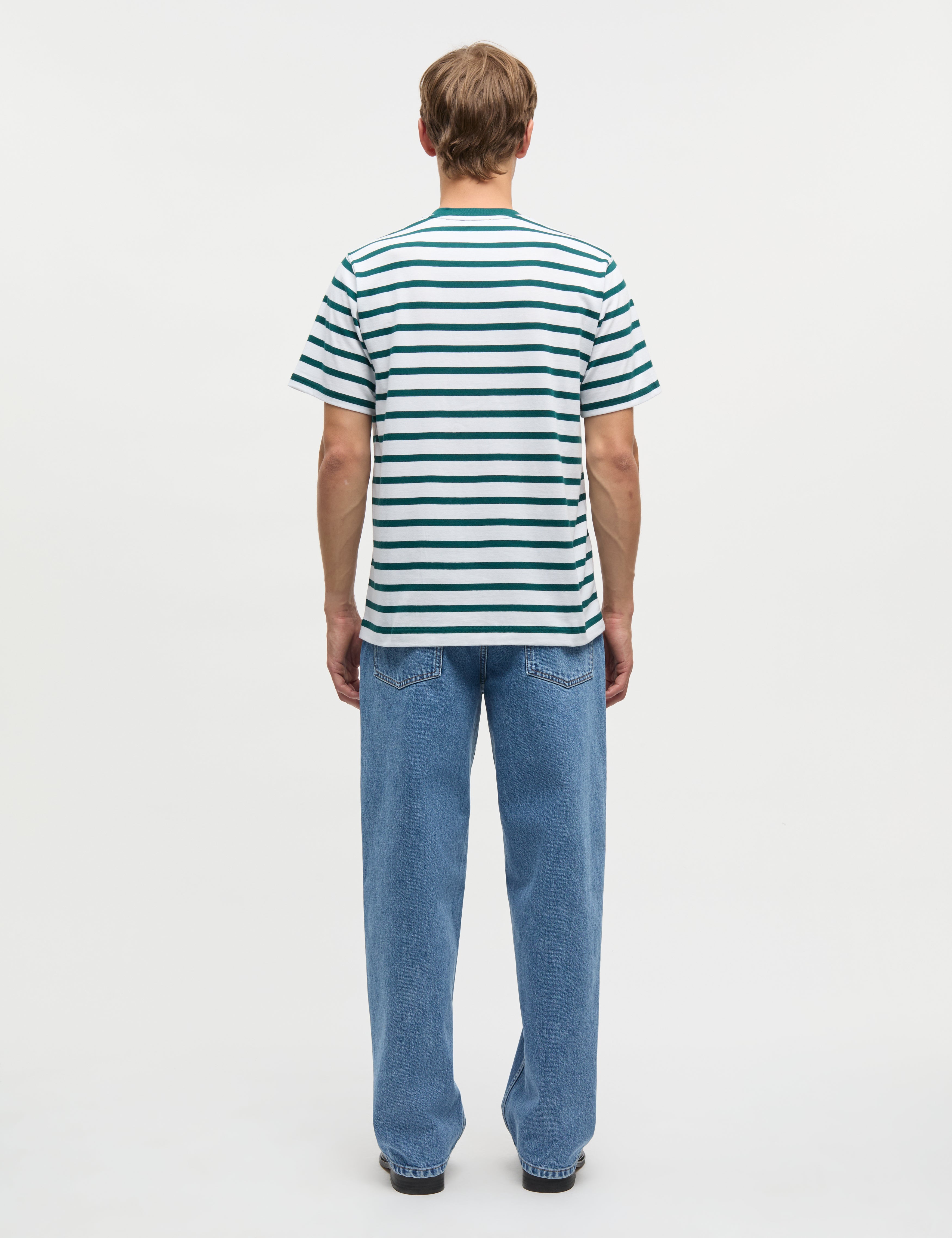 Cotton Jesey Stripe Frode Tee