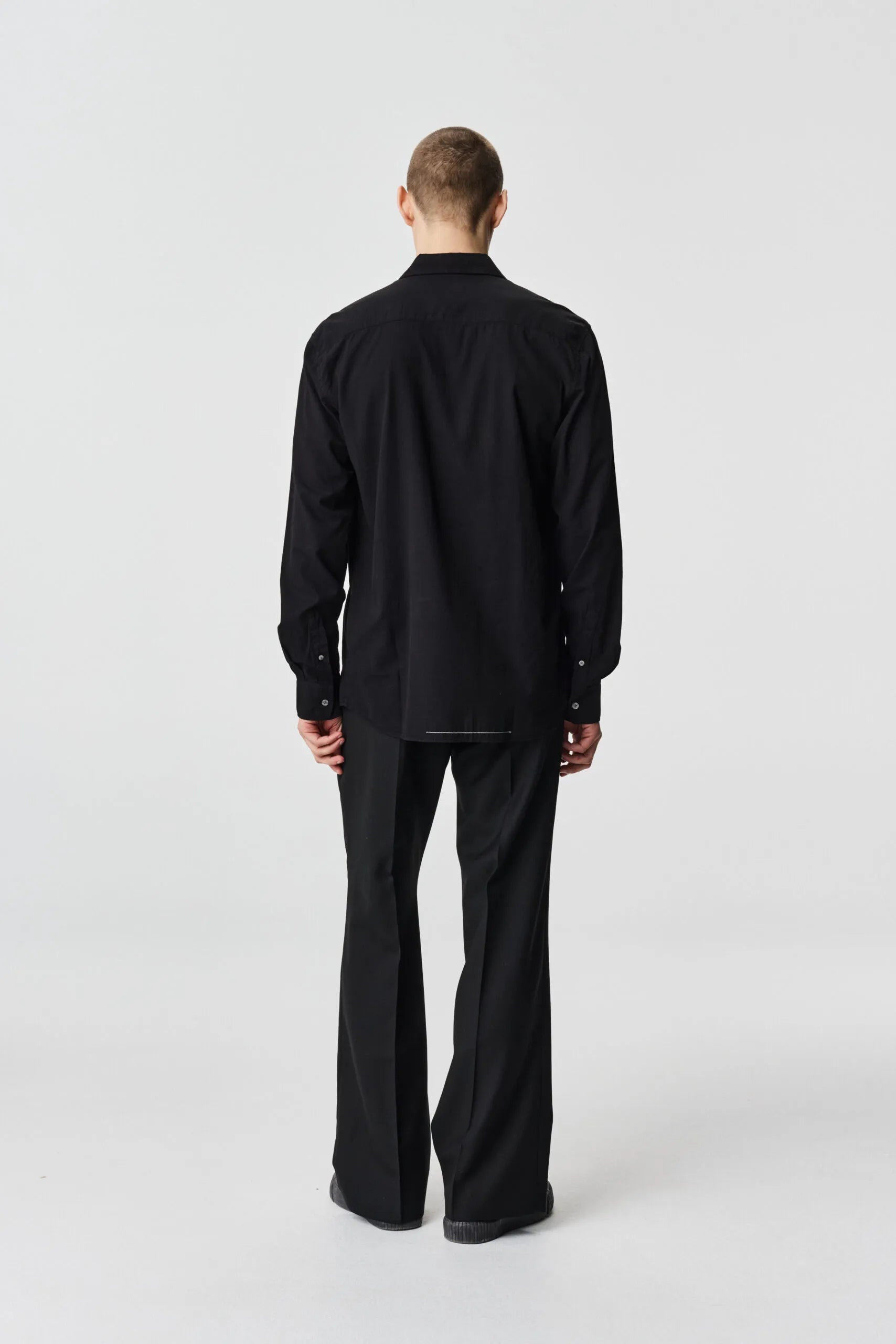 'Ward Shirt' Cotton Blend - Black