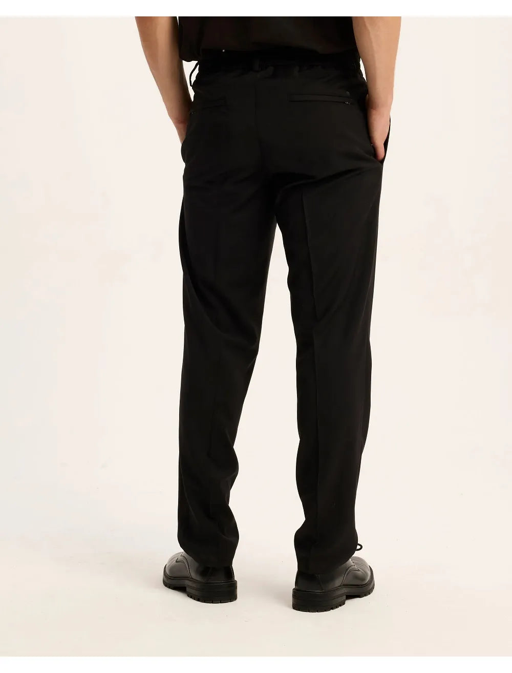 The GoodPeople - Bien Straight Fit Trousers - Black