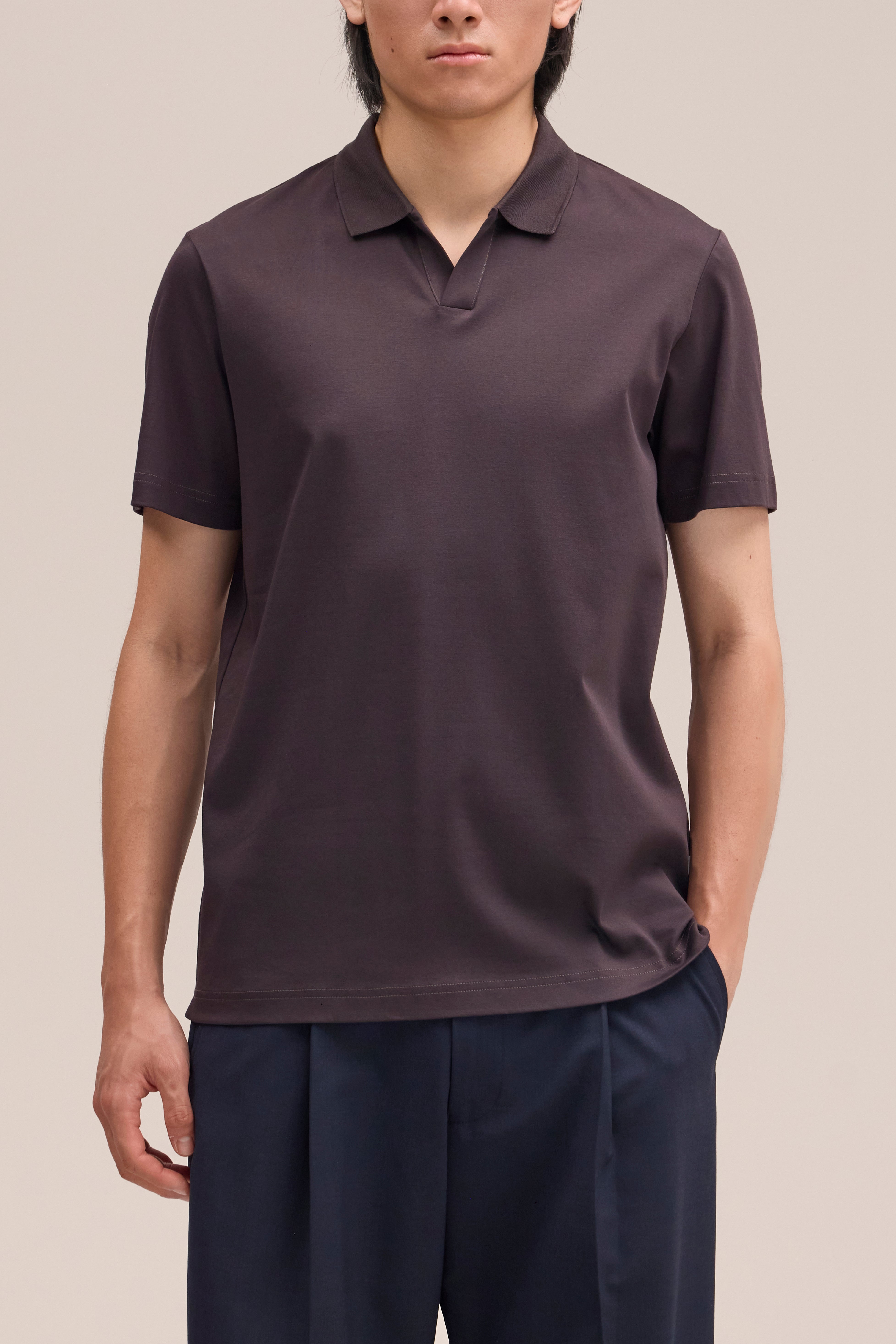 NN07 Paul SS Polo 3525, Deep Truffle