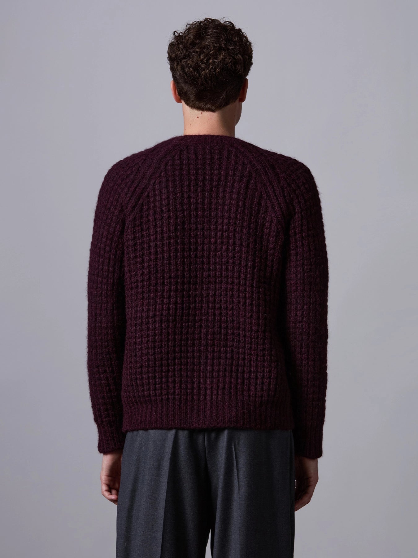 Cardigan ML Punto Militare - Bordeaux