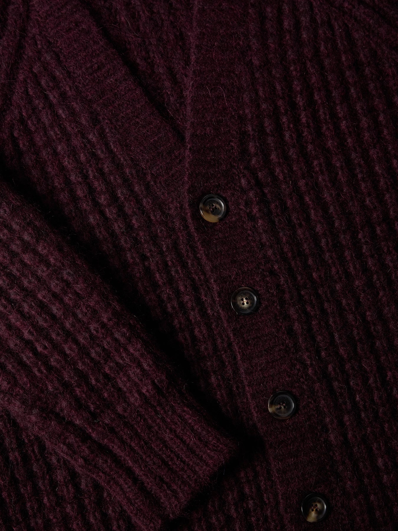 Cardigan ML Punto Militare - Bordeaux