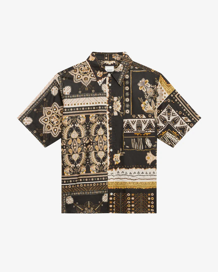 Garlonn Shirt Black/Ochre