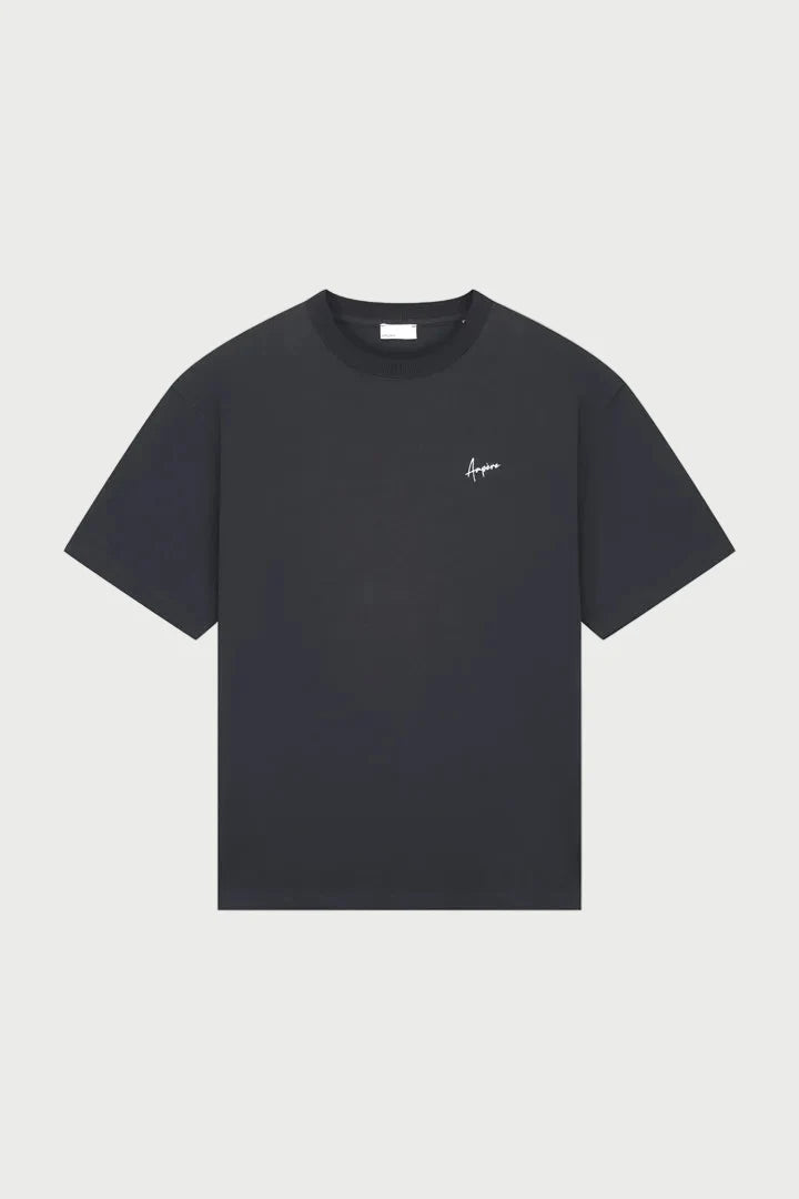 August Dry Jersey OE Tee in Pirate Black