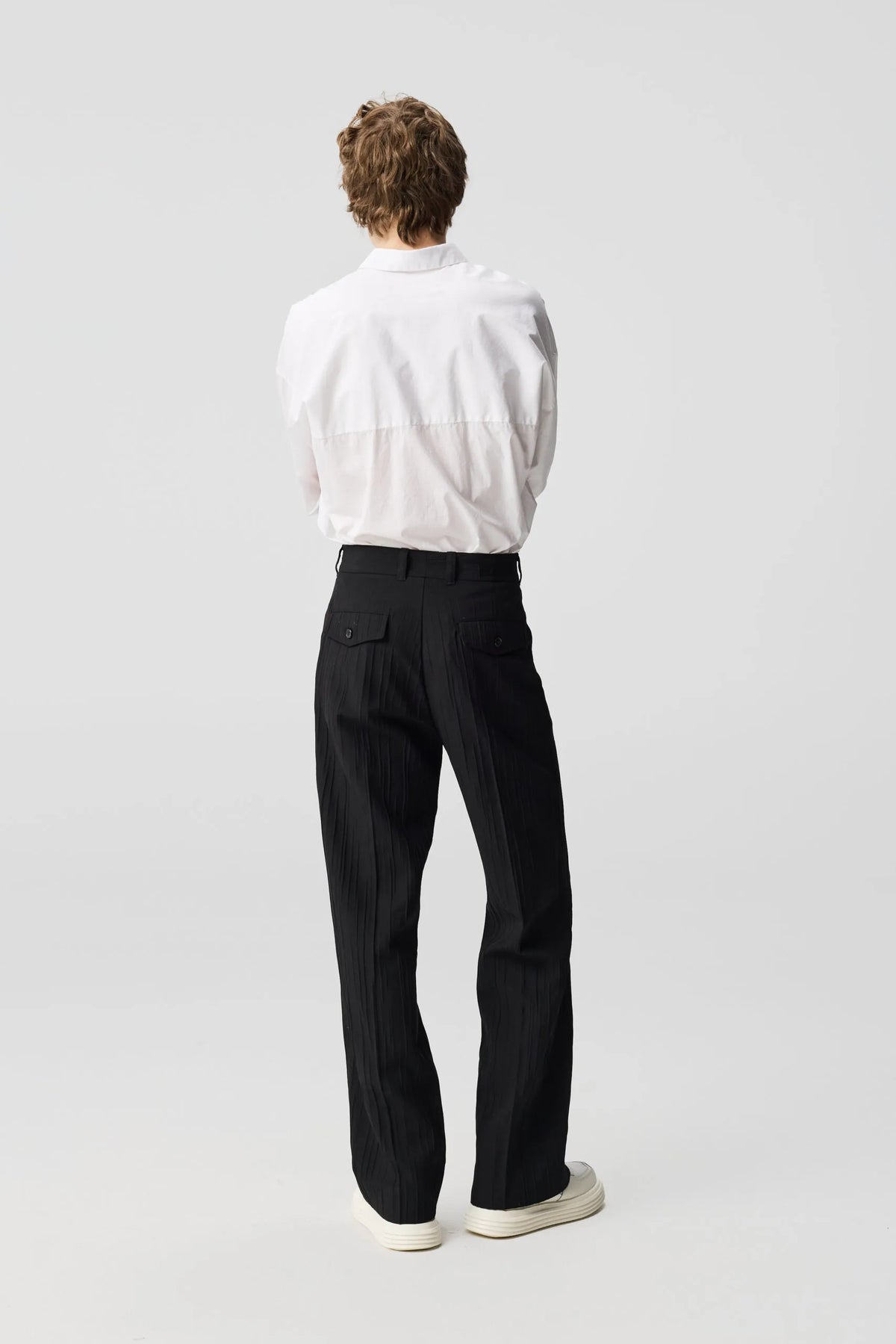 Adnym - GARCON TROUSER - black crease