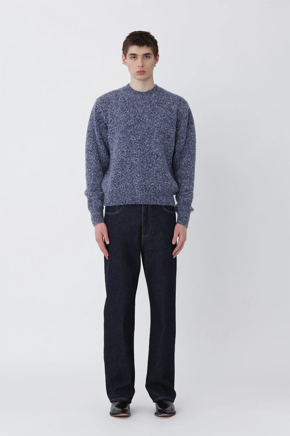 Felix Knit Sweater Blue Indigo