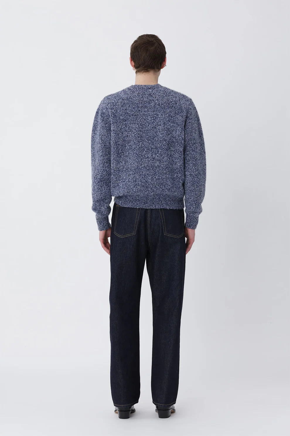 Felix Knit Sweater Blue Indigo