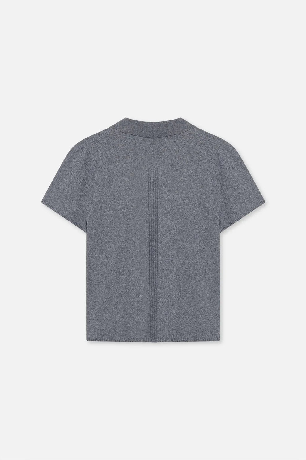 JONAS KNIT POLO Bluish Grey