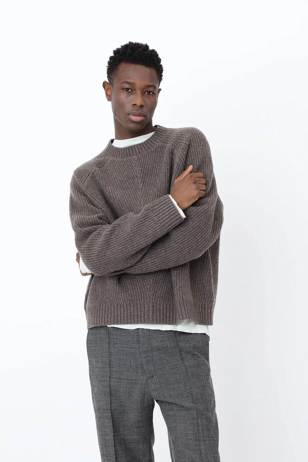 Won Hundred - BENTLY KNIT SWEATER - Major Brown