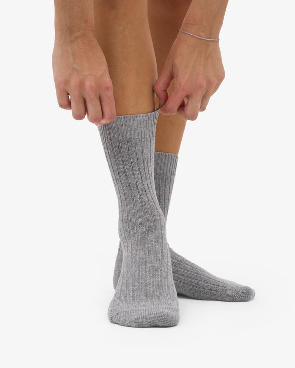 Colorful Standard - Merino Wool Blend Sock - Heather Grey