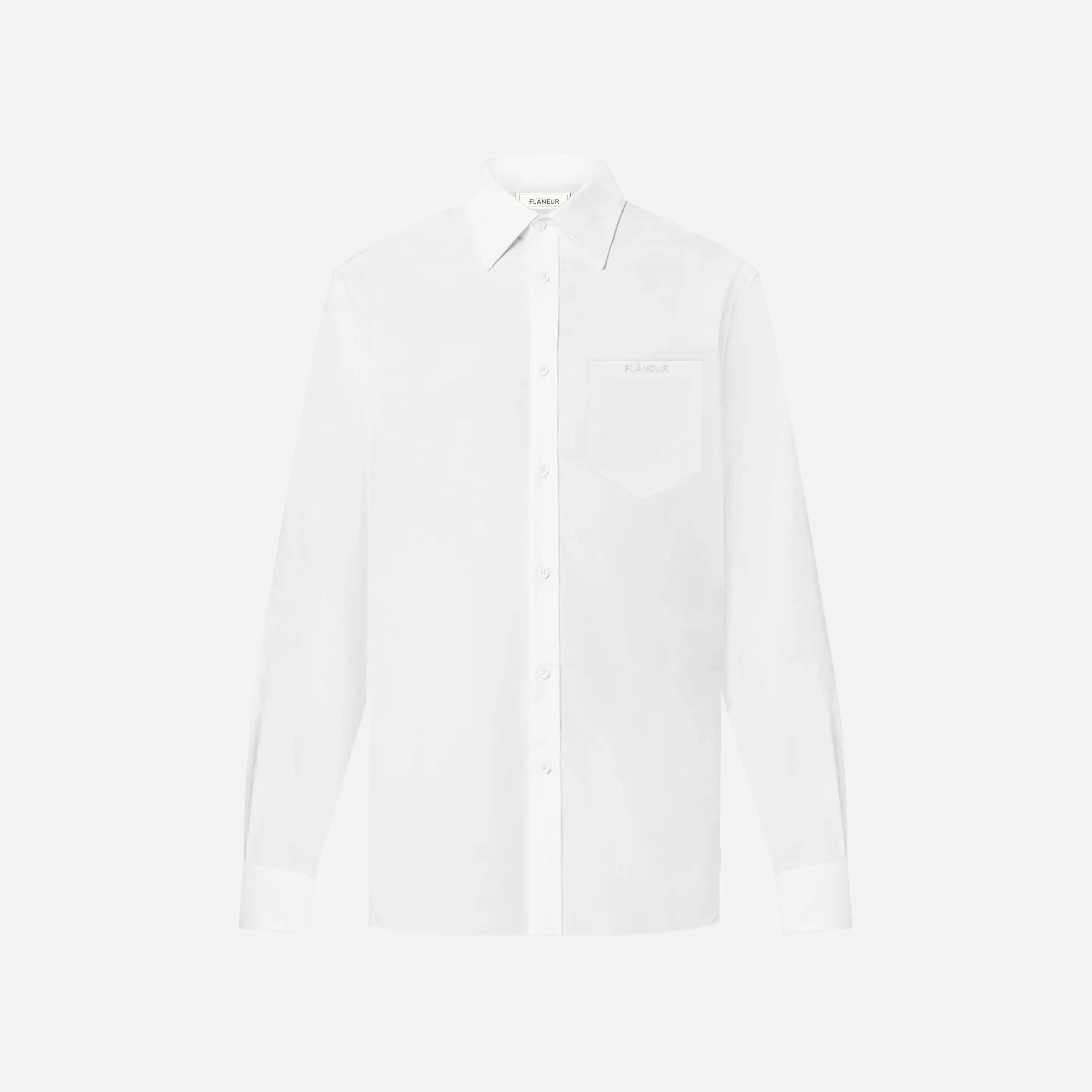 Cotton Poplin Shirt White