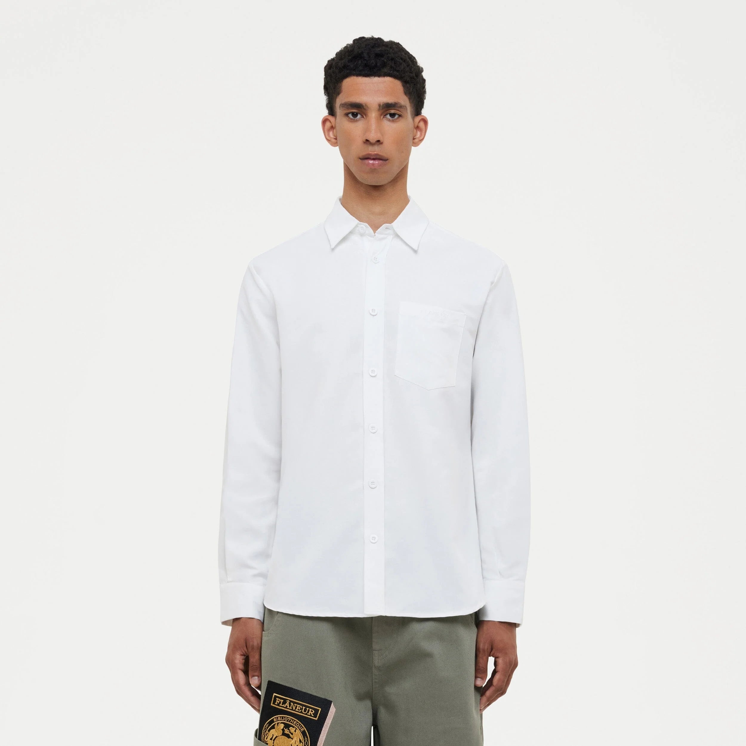 Cotton Poplin Shirt White