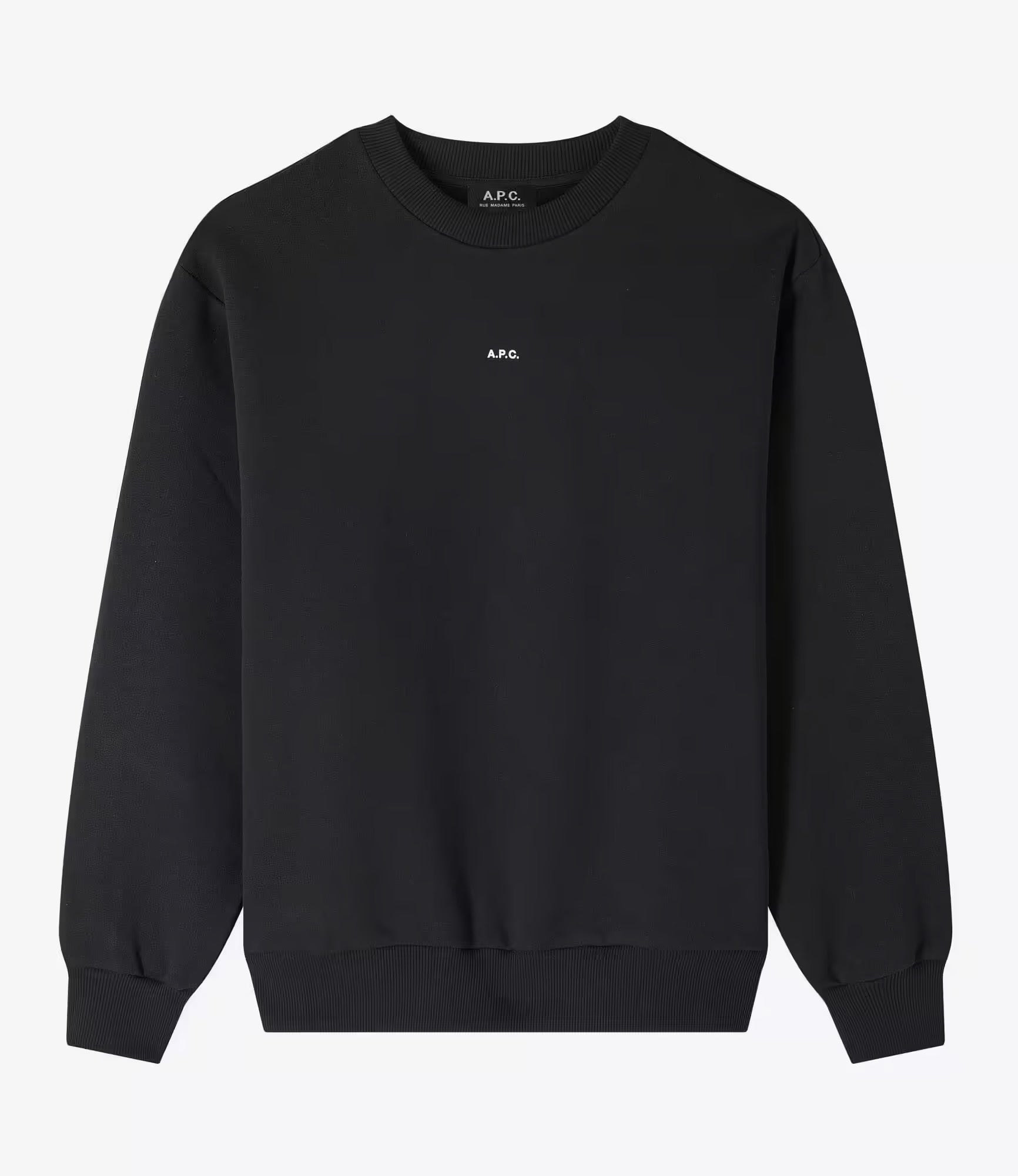 Boxy Micro Logo Sweatshirt Black