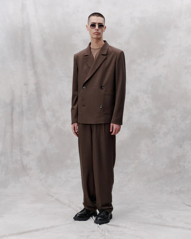'Public' Blazer Chocolate