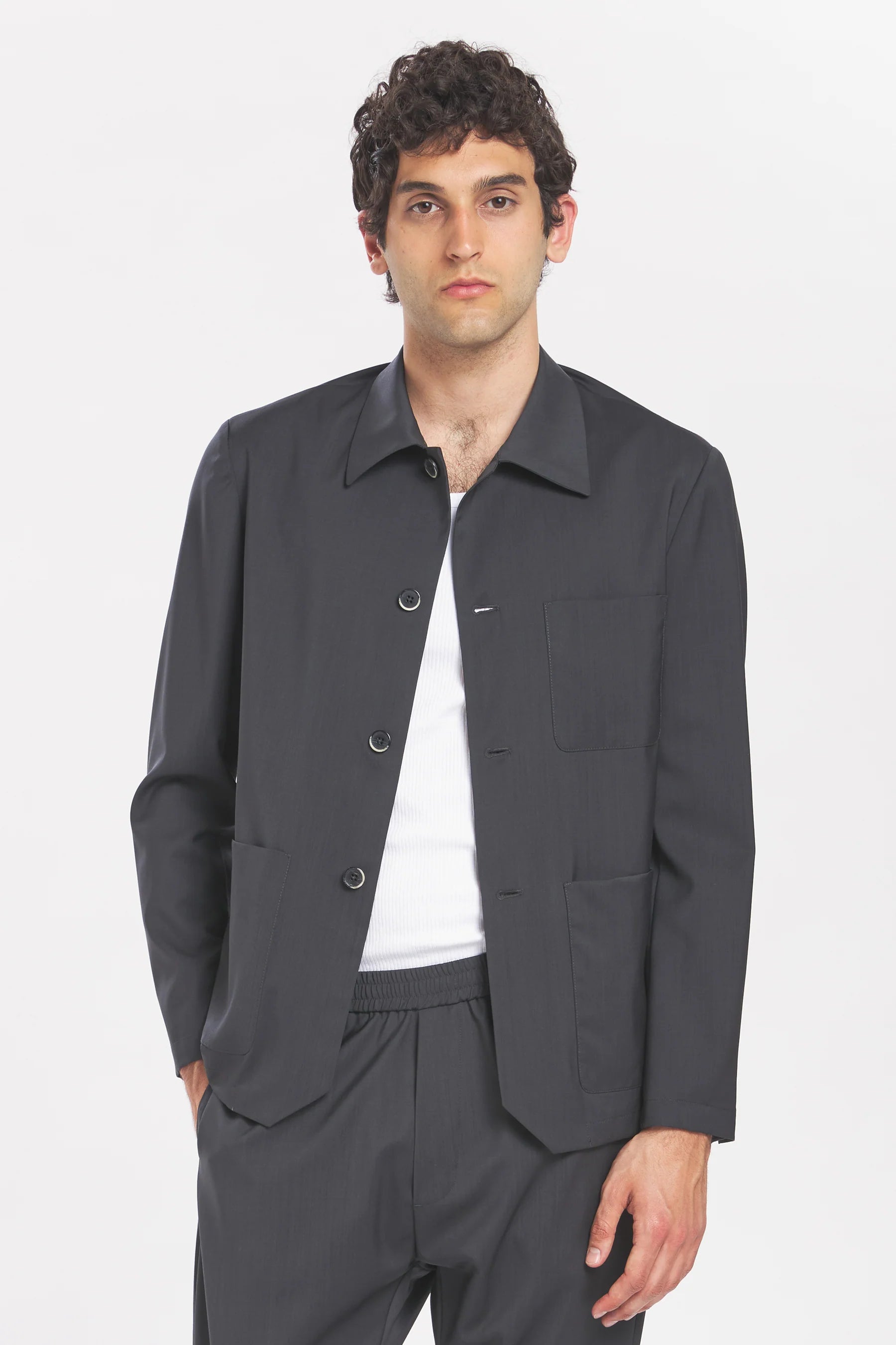 Overshirt Visal Piombo