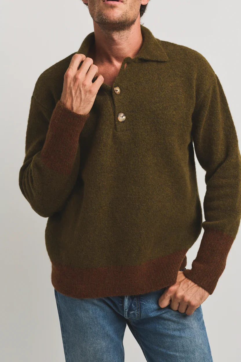 Cesar Casier - ALFI POLO - Green/Rusty