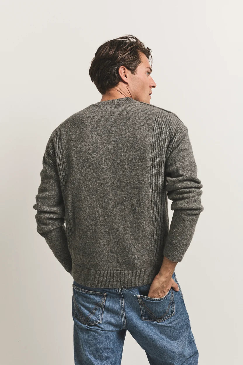 Cesar Casier - AMIR SWEATER - Light Grey
