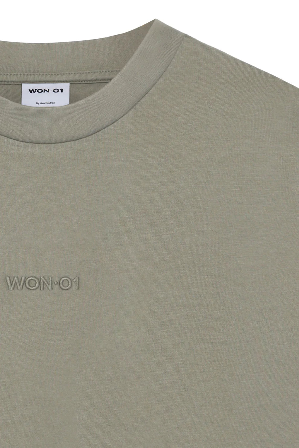 STAFF BOXY TEE Washed Vetiver