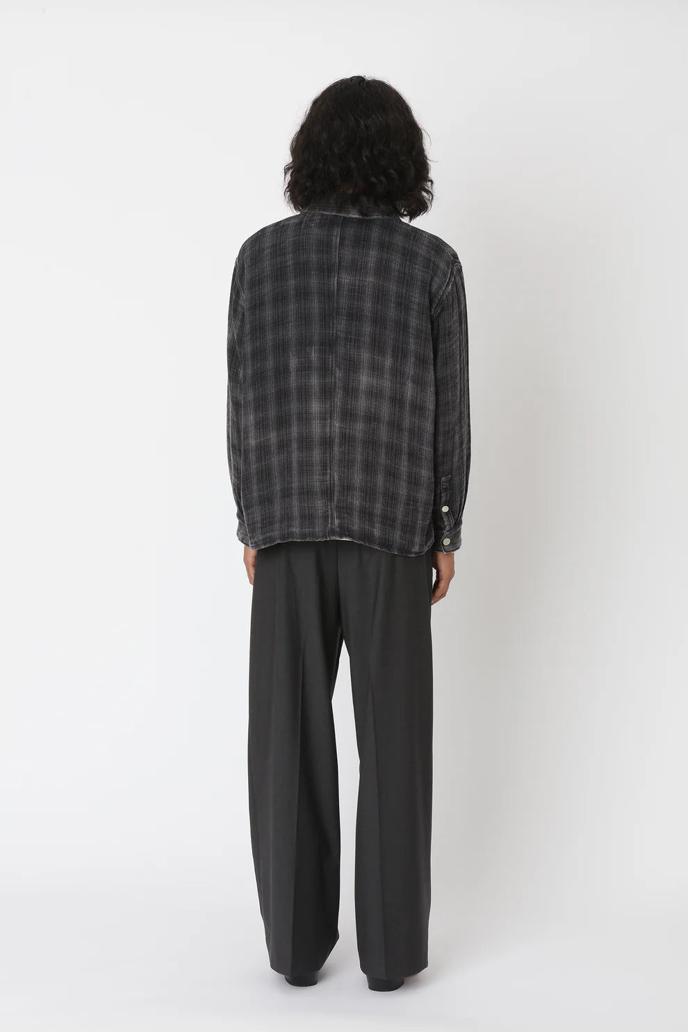 'Zayne' Zip Shirt Bleached Black